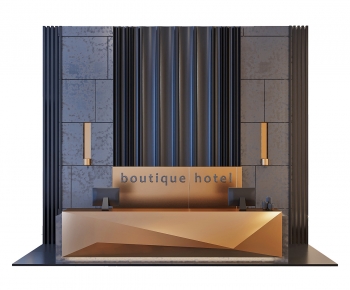 Modern Reception Desk-ID:806678065