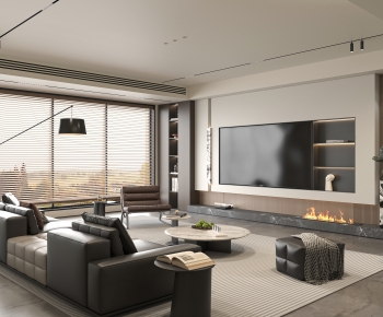 Modern A Living Room-ID:442042117