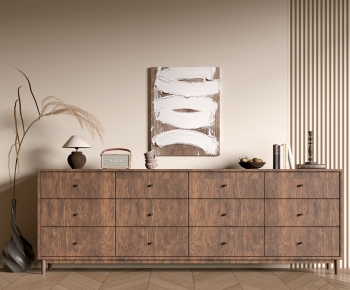 Wabi-sabi Style Side Cabinet-ID:347934966