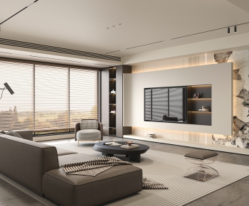 Modern A Living Room-ID:589470991