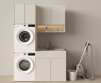 Modern Laundry Cabinet-ID:993200062