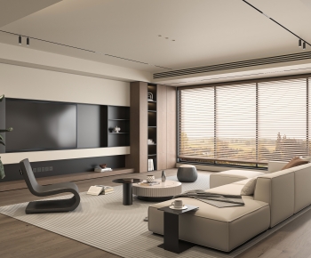 Modern A Living Room-ID:350313907