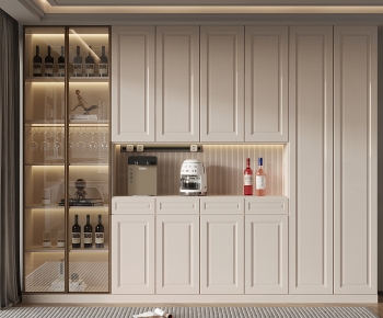 French Style Wine Cabinet-ID:218497997