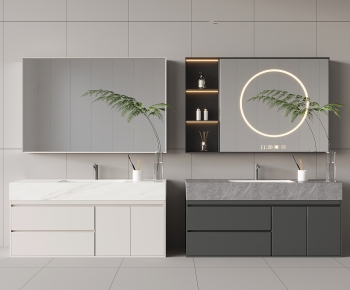 Modern Bathroom Cabinet-ID:620363009
