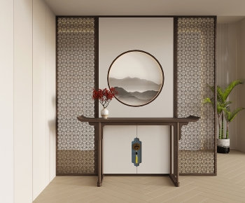 New Chinese Style Hallway-ID:266311883