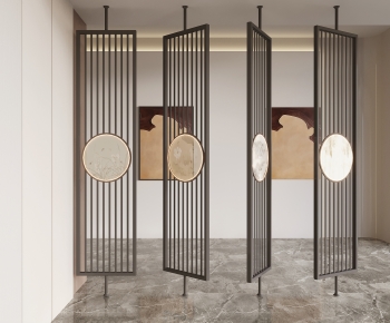 New Chinese Style Metal Screen Partition-ID:110549969