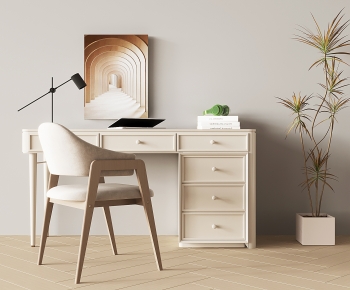 Modern Computer Desk And Chair-ID:109989882