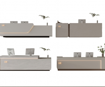 Modern Reception Desk-ID:398890029