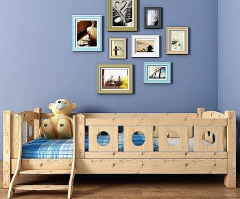 Modern Child's Bed-ID:219743974