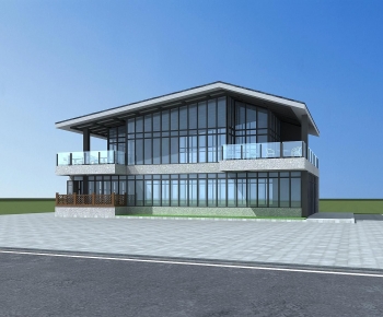 New Chinese Style Appearance Of Commercial Building-ID:210817108