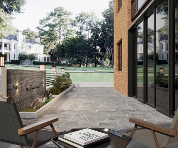 Modern Courtyard/landscape-ID:888617047