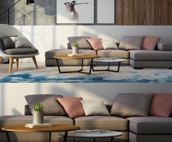 Nordic Style Corner Sofa-ID:449870112
