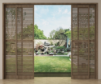 Modern Shutter Door-ID:401668076