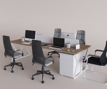 Modern Office Desk And Chair-ID:201478001