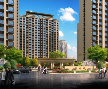 Modern Residential Building-ID:303205012