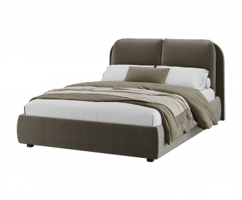 Modern Double Bed-ID:892915017