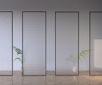 Modern Glass Screen Partition-ID:389695889