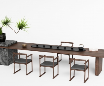 New Chinese Style Tea Tables And Chairs-ID:930702921