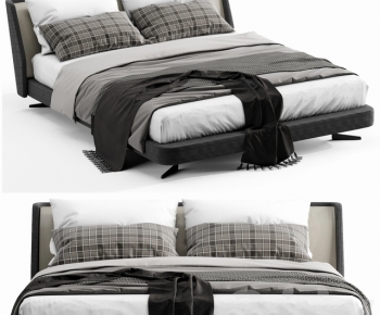 Modern Double Bed-ID:405612959
