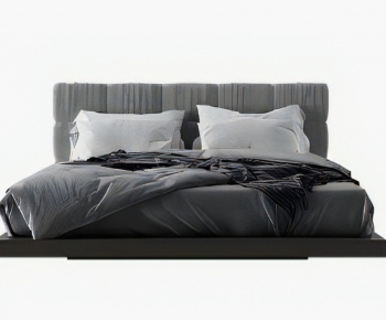 Modern Double Bed-ID:891561038