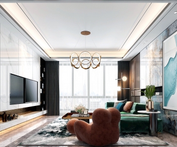 Modern A Living Room-ID:301120314