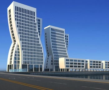 Modern Appearance Of Commercial Building-ID:709719794