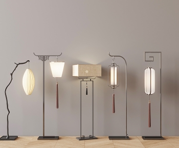 New Chinese Style Floor Lamp-ID:501693015