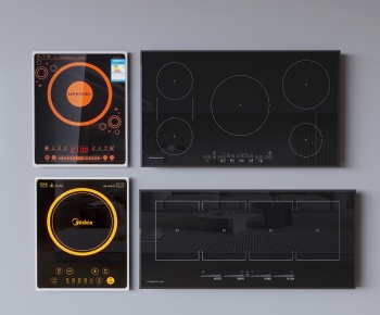 Modern Kitchen Electric Gas Range-ID:492270954