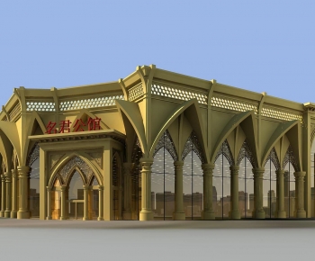 Southeast Asian Style Appearance Of Commercial Building-ID:283430104