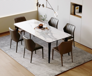 Modern Dining Table And Chairs-ID:431382891