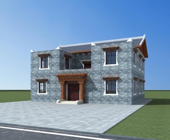 New Chinese Style Residential Building-ID:113672025