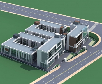 Modern School Building-ID:913364899