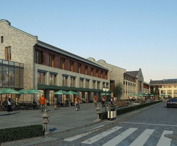 New Chinese Style Commercial Street-ID:524161102