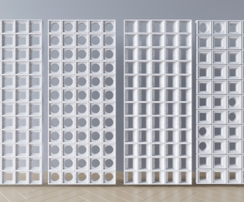 Modern Cement Brick Screen Partition-ID:479869813