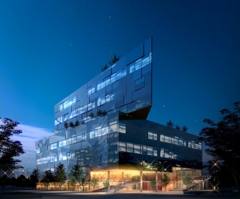 Modern Appearance Of Commercial Building-ID:650592093