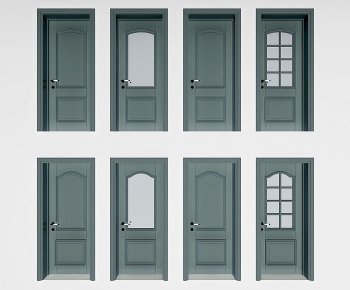 Simple European Style Single Door-ID:340459113