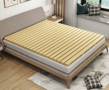 Modern Double Bed-ID:266969923