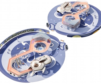 Modern Park Landscape-ID:625969891