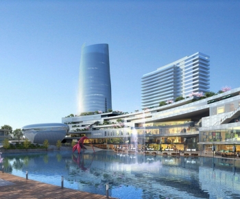 Modern Appearance Of Commercial Building-ID:340652941