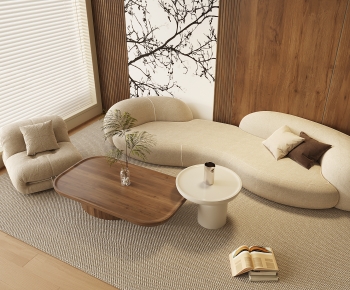 Wabi-sabi Style Sofa Combination-ID:987054112