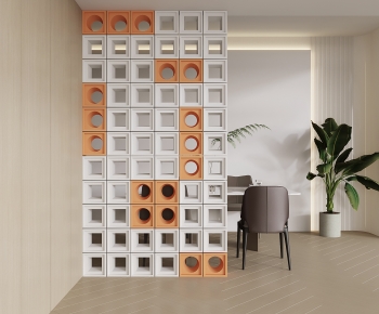 Modern Cement Brick Screen Partition-ID:920876988