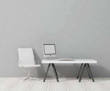 Modern Computer Desk And Chair-ID:930686004