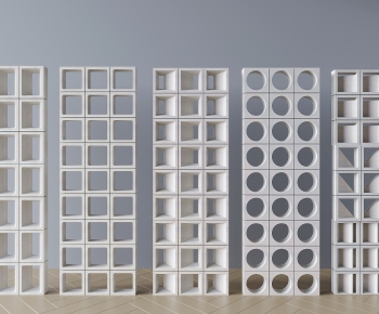 Modern Cement Brick Screen Partition-ID:774223093