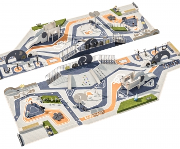 Modern Park Landscape-ID:181369843