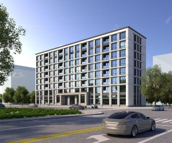 Modern Appearance Of Commercial Building-ID:362904071