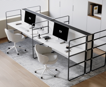 Modern Office Desk And Chair-ID:271296022