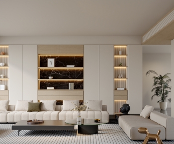 Modern A Living Room-ID:755290997