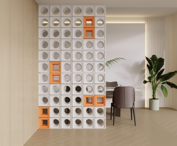 Modern Cement Brick Screen Partition-ID:318357944