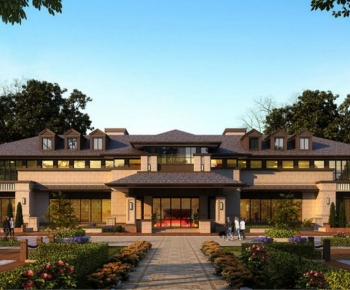 New Chinese Style Appearance Of Commercial Building-ID:780230053