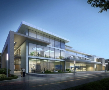 Modern Appearance Of Commercial Building-ID:237231026